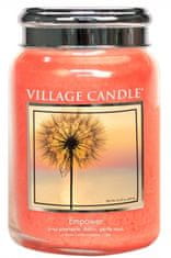 Village Candle illatos gyertya üvegben - Empower, 26 oz