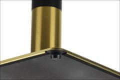 STEMA Arany rozsdamentes acél dupla fém talp SH-3003-1/GB, állítható lábak, 70x40x72,5 cm, otthonra, irodába, szállodába és étterembe, arany/fekete