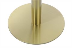 STEMA Arany színű rozsdamentes fém talp SH-3001-5/G, állítható lábak, 45x72,5 cm, otthonra, irodába, szállodába és étterembe