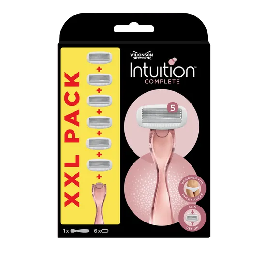 Wilkinson Sword Intuition Complete XXL női borotva + 6 csere borotvafej