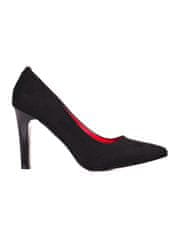 Amiatex Női körömcipő 90895 + Nőin zokni Gatta Calzino Strech, fekete, 36
