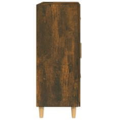shumee füstös tölgyszínű szerelt fa tálalószekrény 69,5 x 34 x 90 cm