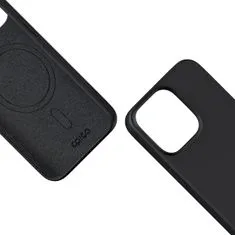 EPICO Szilikon tok Apple iPhone 14 Plus készülékhez MagSafe rögzítés támogatásával – fekete, 69410101300001