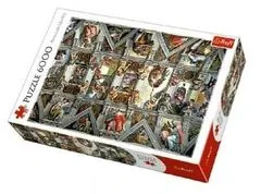 Trefl Sixtus-kápolna mennyezet puzzle 6000 darab
