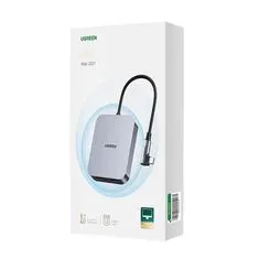 Ugreen CM521 HUB adapter iMac USB-C - 3x USB 3.1 / SD / TF, szürke