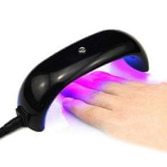 Verkgroup UV led lámpa 9W USB zselés körömhöz Hibrid manikűr