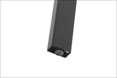 STEMA Fém keret az NY-L01 dohányzóasztalhoz. Állítható hossza. Szélessége 50 cm, magassága 42 cm. Fekete.