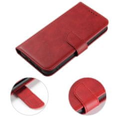 MG Magnet bőr könyvtok iPhone 14 Pro, piros