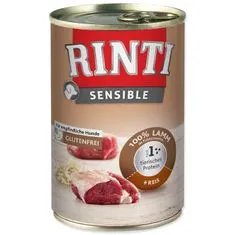 RINTI Konzerv Sensible bárányhús + rizs - 400 g