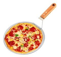 aptel Erős rozsdamentes pizzaütő 49 cm-es fa nyél