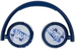 BuddyPhones POP Fun gyermek bluetooth fejhallgató mikrofonnal, kék