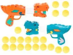 Aga Gyerekjáték Céllövöldözés + 2 fegyver + 20 labda Dinoszaurusz