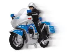 DICKIE Rendőrségi motorkerékpár 10 cm, tartozékokkal.