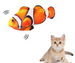 aptel Újratölthető interaktív mozgó hal macskáknak USB 26cm 2
