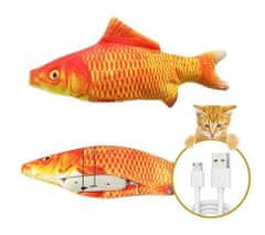 aptel Újratölthető interaktív mozgó hal macskáknak USB 26cm 3
