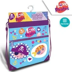 KIDS LICENSING Slipover táska 40/30cm LOVE PIRATES, KL10606