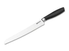 Böker Manufaktur 130850 Core Professzionális kenyérvágó kés 22 cm, fekete, műanyag