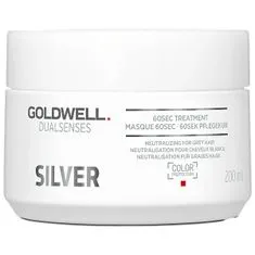 GOLDWELL Maszk szőke és ősz hajra Silver (60sec Treatment) (Mennyiség 200 ml)