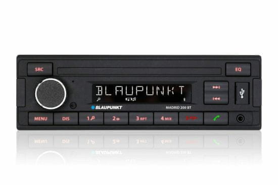 BLAUPUNKT Madrid 200 BT autórádió 4×40 watt max, X-Bass, Bluetooth, USB