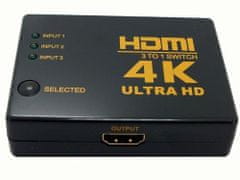 Verkgroup Kapcsolható HDMI ULTRA HD 4K elosztó + távirányító