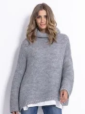 Fobya női pulóver Linda szürke L/XL
