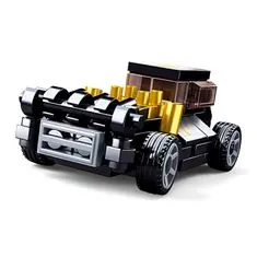 Sluban Power Bricks M38-B0801C Fekete felhúzható autó fekete mod rúd