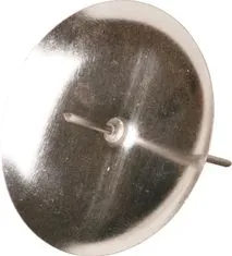 Gyertyatüske - ezüst, átmérő 5,1 cm - 36 db