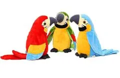 CoolCeny Interaktív beszélő papagáj - Talking Parrot - Vörös