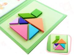 Aga Gyermek mágneses 3D puzzle - Tangram blokkok