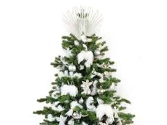 LAALU.cz Karácsonyi díszkészlet 136 db luxus dobozban ANGYAL WINGS karácsonyfákhoz 240-270 cm