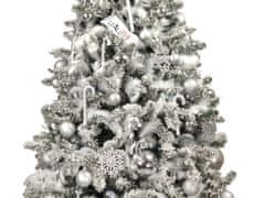 LAALU.cz Karácsonyi díszkészlet 98 db luxus dobozban CANDY GYERTYA karácsonyfához 120-210 cm