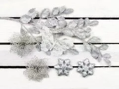 LAALU.cz 3 darabos díszítő készlet: pillangók fehér mix 12 cm