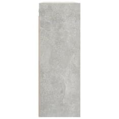 Greatstore betonszürke függő faliszekrény 69,5 x 32,5 x 90 cm