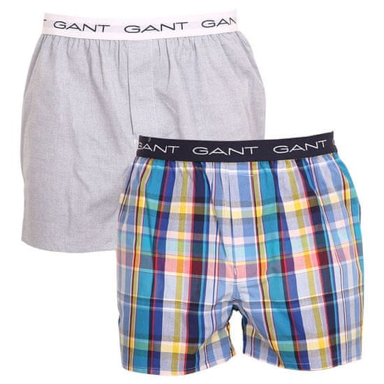 Gant 2PACK tarka férfi klasszikus boxeralsó (902212219-410)