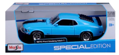 Maisto 1970 Ford Mustang Mach 1 - kék