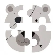 B-Animal Monkey/Bear/Koala habszivacs puzzle