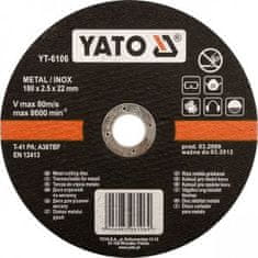 YATO Fém penge 125 x 22 x 1,2 mm INOX