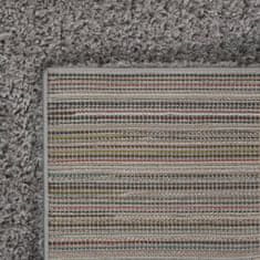 Greatstore szürke hosszú szálú bozontos szőnyeg 80 x 150 cm