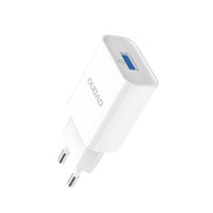 DUDAO DUDAO töltő EU USB 5V / 2,4A QC3.0 Quick Charge 3.0 + micro USB kábel-Fehér