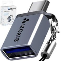 Izoksis USB Type C – USB 3.0 adapter + kábelhurok
