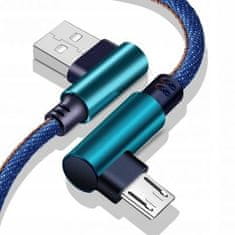 hurtnet Hajlított USB-micro USB-kábel Gyorstöltés 2m