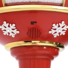 Greatstore karácsonyi LED-es utcai lámpa Mikulással 175 cm