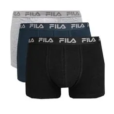 FILA 3 PACK - férfi boxeralsó FU5004/3-200 (Méret M)