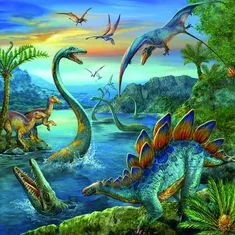Ravensburger Puzzle Amazing dinoszauruszok 3x49 darab
