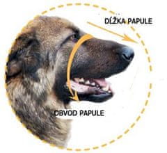 Dogextreme Bőr szájkosár masztiff kutyának