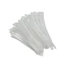 Qoltec újrafelhasználható kábelkötegelő -Trytki | 7.2 * 200mm | UV nejlon | Fehér