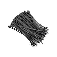 Qoltec kábelkötegelők -Trytki | 3.6*100mm | Nylon UV | Fekete