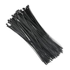 Qoltec újrafelhasználható kábelkötegelő -Trytki | 7.2 * 450mm | UV nejlon | Fekete