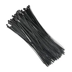 Qoltec  újrafelhasználható kábelkötegelő -Trytki | 7.2*400mm | UV Nylon | Fekete