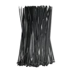 Qoltec újrafelhasználható kábelkötegelő -Trytki | 7.2 * 450mm | UV nejlon | Fekete